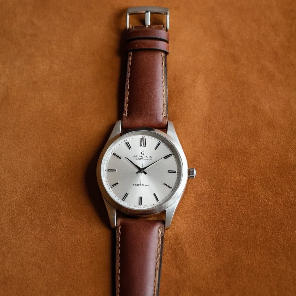 detailed photo of silver wrist watch