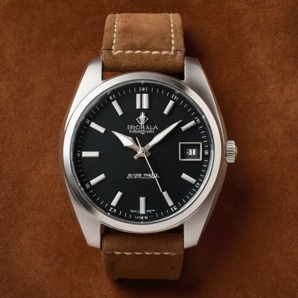 detailed photo of silver wrist watch