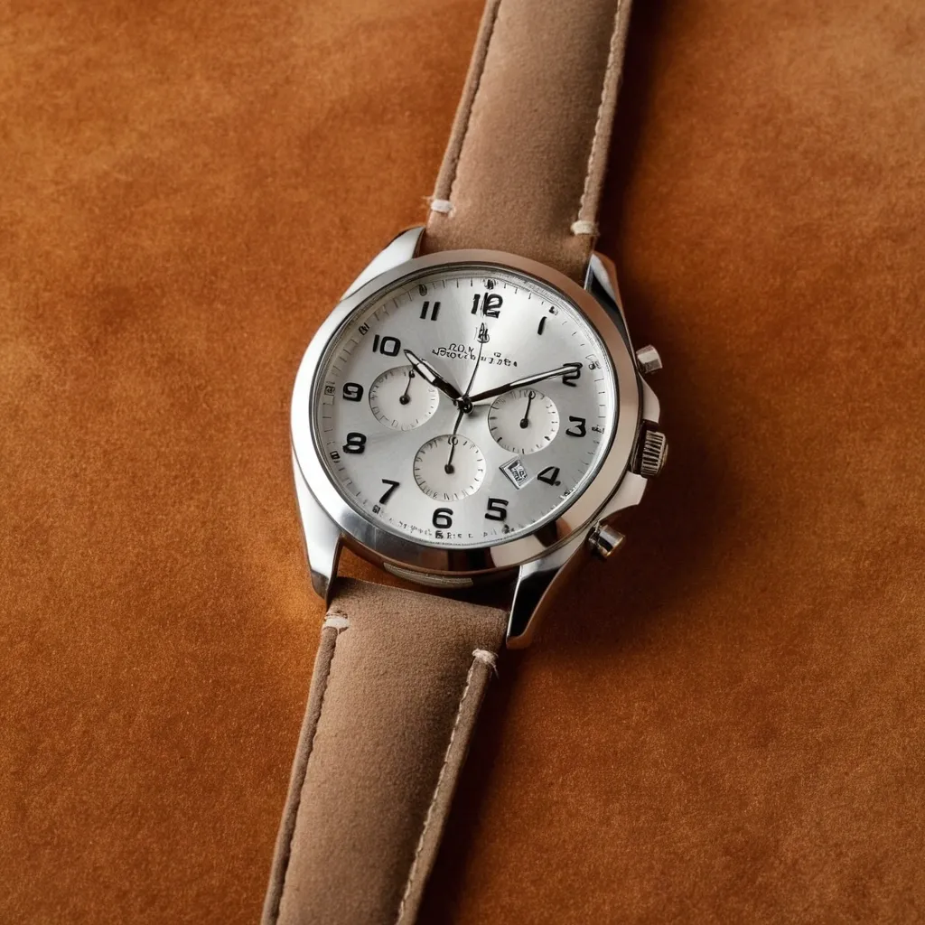 detailed photo of silver wrist watch