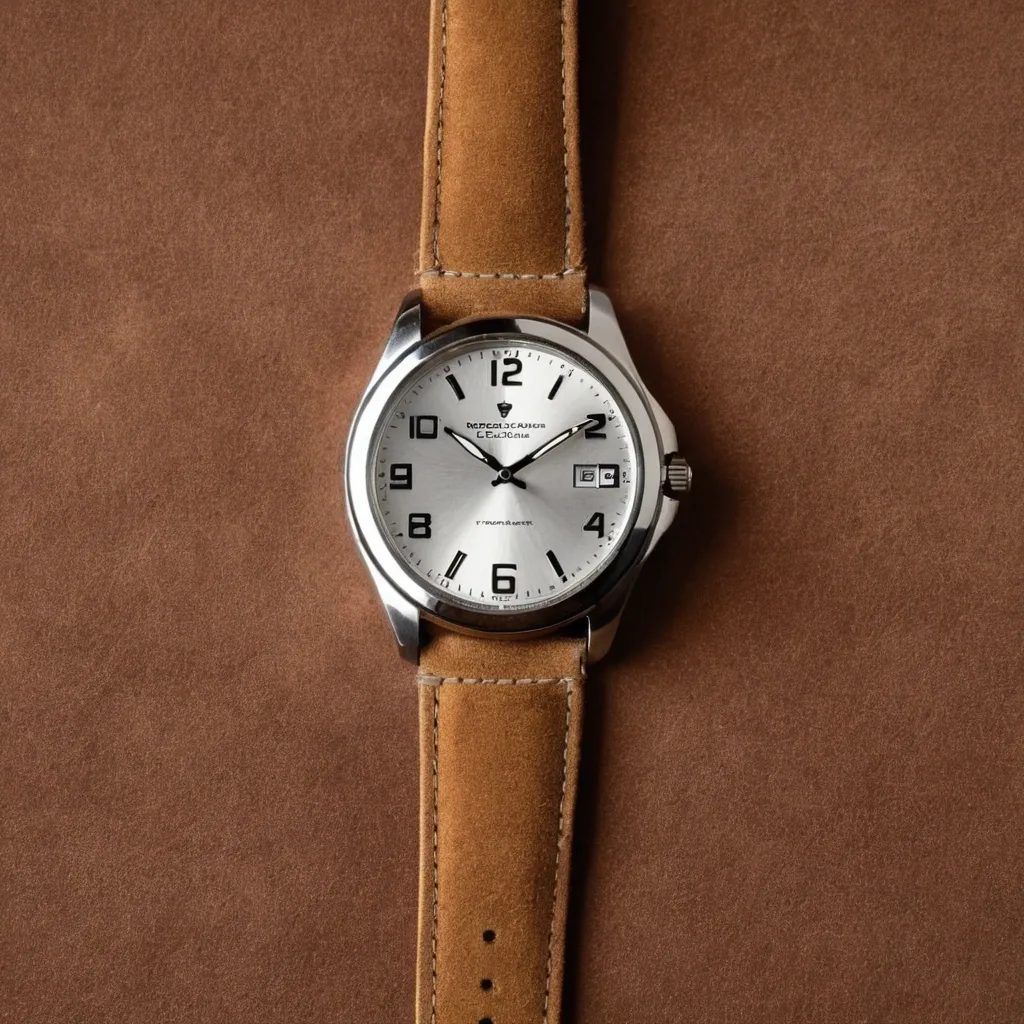 detailed photo of silver wrist watch